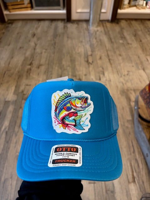 Flossy Fish Trucker Caps - Deadwood South Boutique & Company LLC