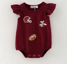 Football Sequin Romper - Deadwood South Boutique & Company LLC