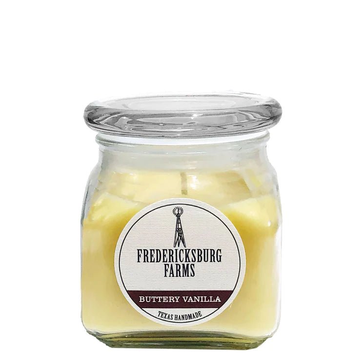 Fredericksburg Farms Buttery Vanilla 10oz Candle - Deadwood South Boutique & Company LLC