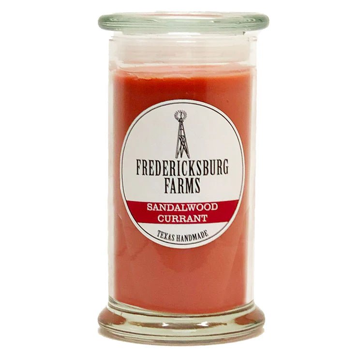 Fredericksburg Farms Sandalwood Currant 16oz Candle - Deadwood South Boutique & Company LLC