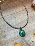 FREE Sterling Silver Pearl Necklace + MJ Green Turquoise Pendant - Deadwood South Boutique & Company LLC