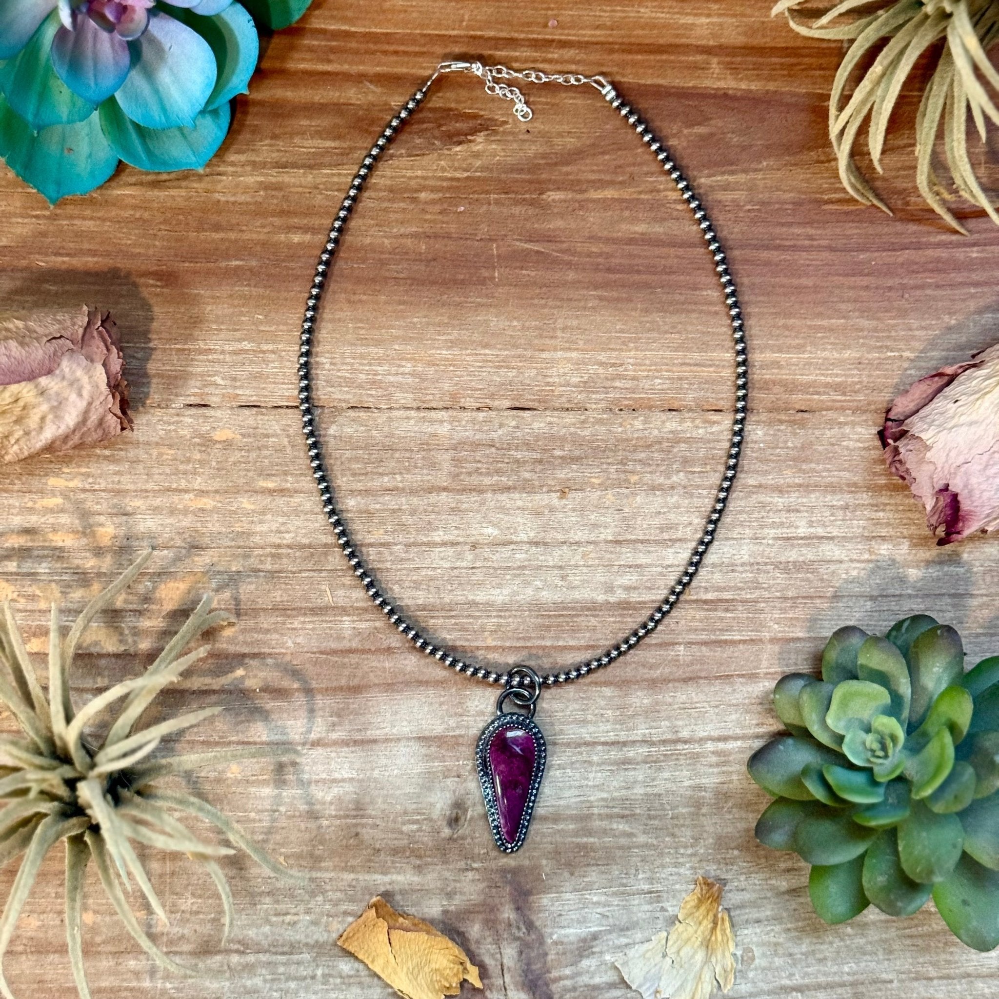FREE Sterling Silver Pearl Necklace + MJ Purple Spiny Oyster Pendant - Deadwood South Boutique & Company LLC