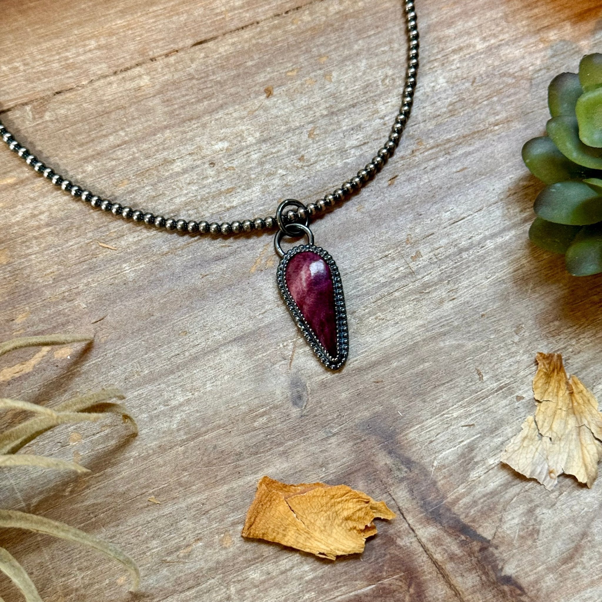 FREE Sterling Silver Pearl Necklace + MJ Purple Spiny Oyster Pendant - Deadwood South Boutique & Company LLC