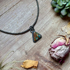 FREE Sterling Silver Pearl Necklace + MJ Triangle Royston Turquoise Pendant - Deadwood South Boutique & Company LLC