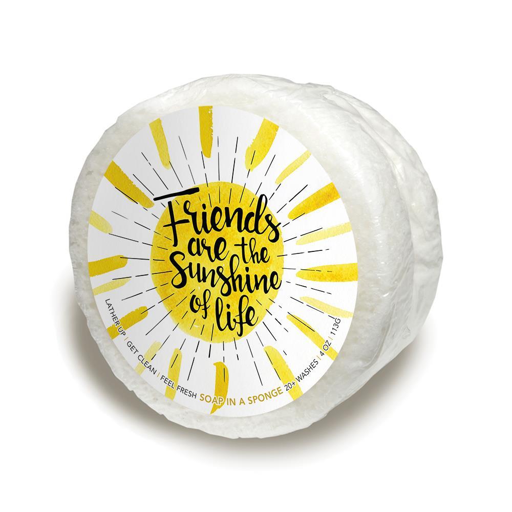 Friends Are Like Sunshine of Your Life Soap Sponge - Deadwood South Boutique & Company LLC