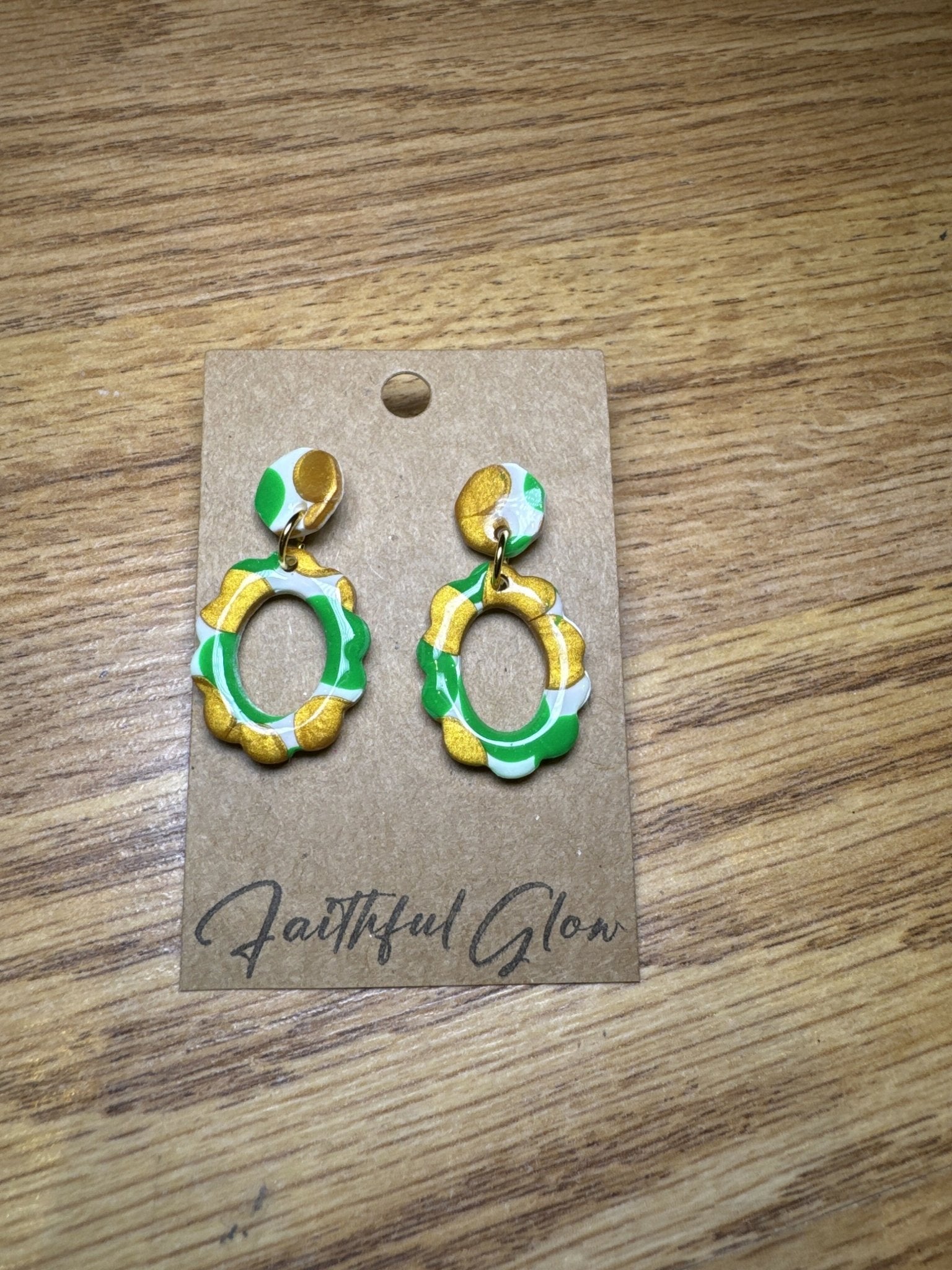 Full Armor Oval Dangle - Deadwood South Boutique & Company LLC