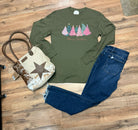 Christmas Land Top-Tops & Tees-Vintage Cowgirl-Deadwood South Boutique, Women's Fashion Boutique in Henderson, TX