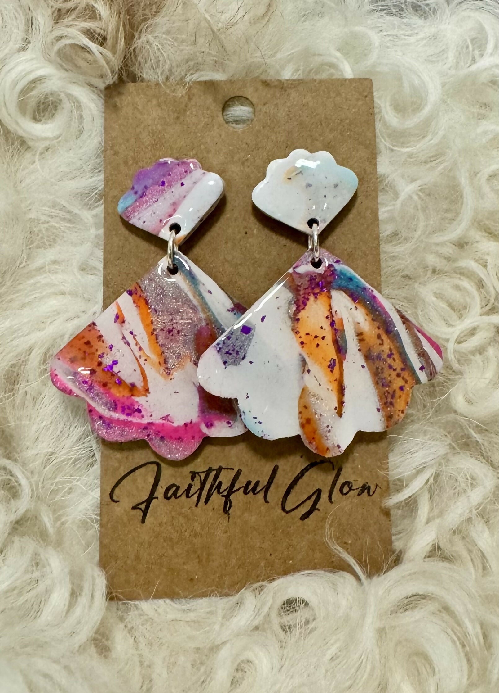 Dreamy Clam-Earrings-Faithful Glow-Deadwood South Boutique, Women's Fashion Boutique in Henderson, TX