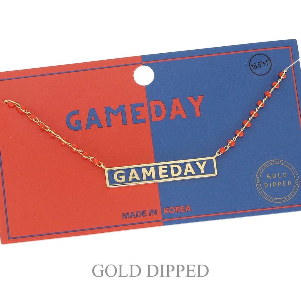 Game Day Bar Necklace - Deadwood South Boutique & Company LLC