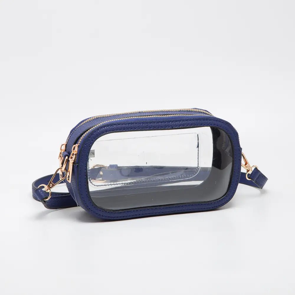 Game Day Clear Oval Crossbody Bags - Deadwood South Boutique & Company LLC