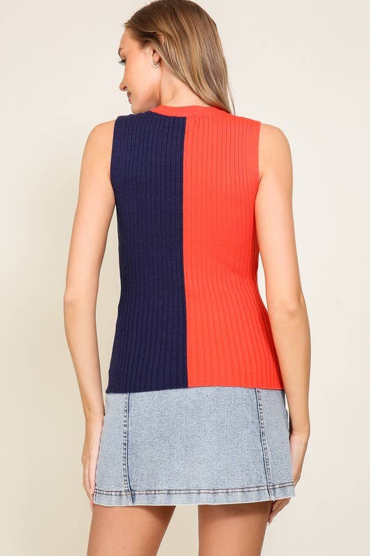 Game Day Color Block Ribbed Top - Deadwood South Boutique & Company LLC