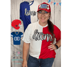 Game Day Sequin Lions Top - Deadwood South Boutique & Company LLC