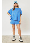 Glitter Pearl French Terry Top - Deadwood South Boutique & Company LLC