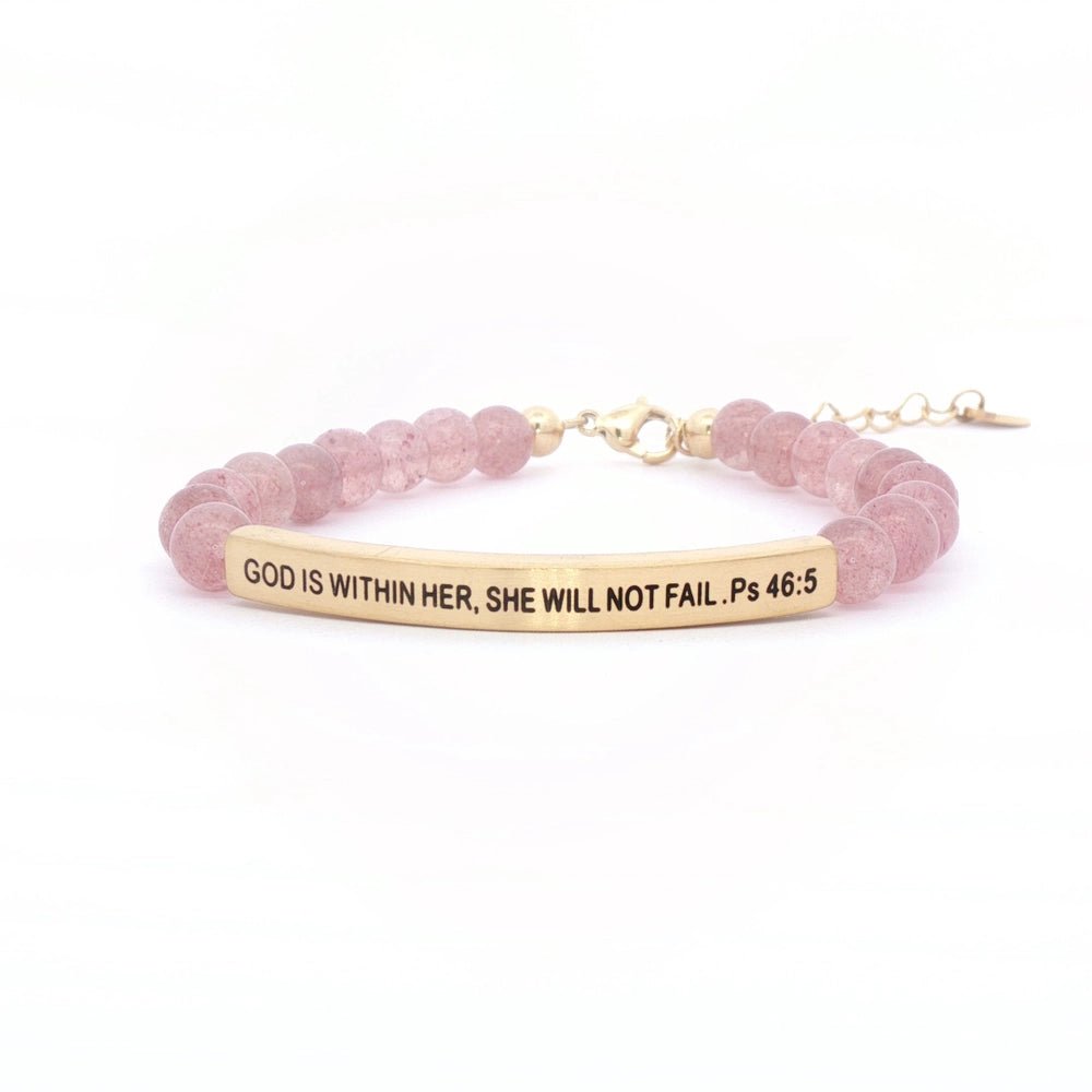 God is Within Her Bracelet - Deadwood South Boutique & Company LLC