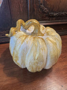 Gold glittered pumpkin - Deadwood South Boutique & Company LLC