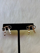 Golden Bow Earrings - Deadwood South Boutique & Company LLC