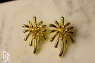 Golden Firework Earrings - Deadwood South Boutique & Company LLC
