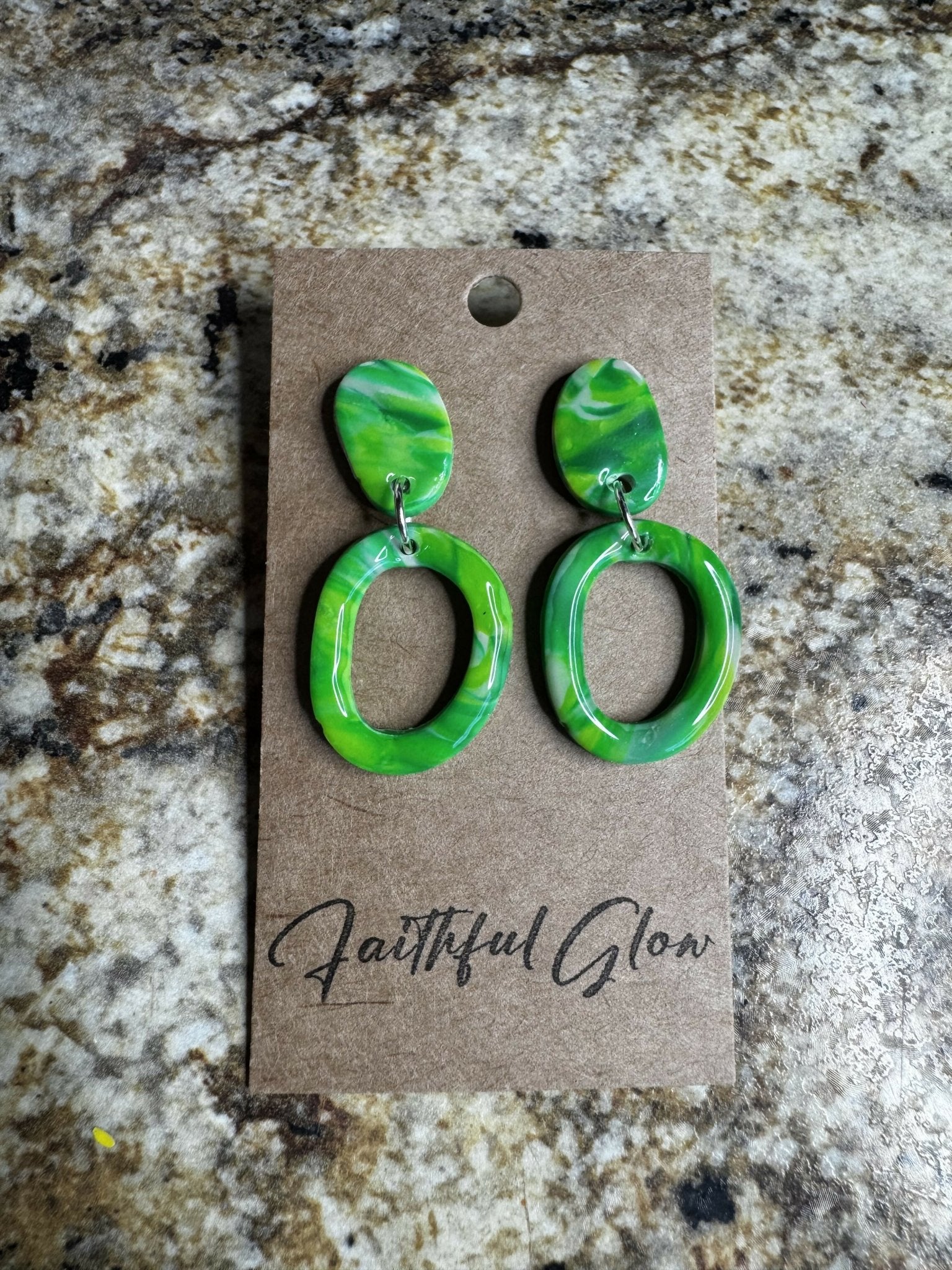 Green Envy Dangle - Deadwood South Boutique & Company LLC