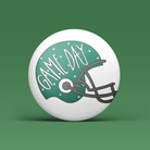 Green Game Day Tailgate Buttons | Game Day Pins - Deadwood South Boutique & Company LLC