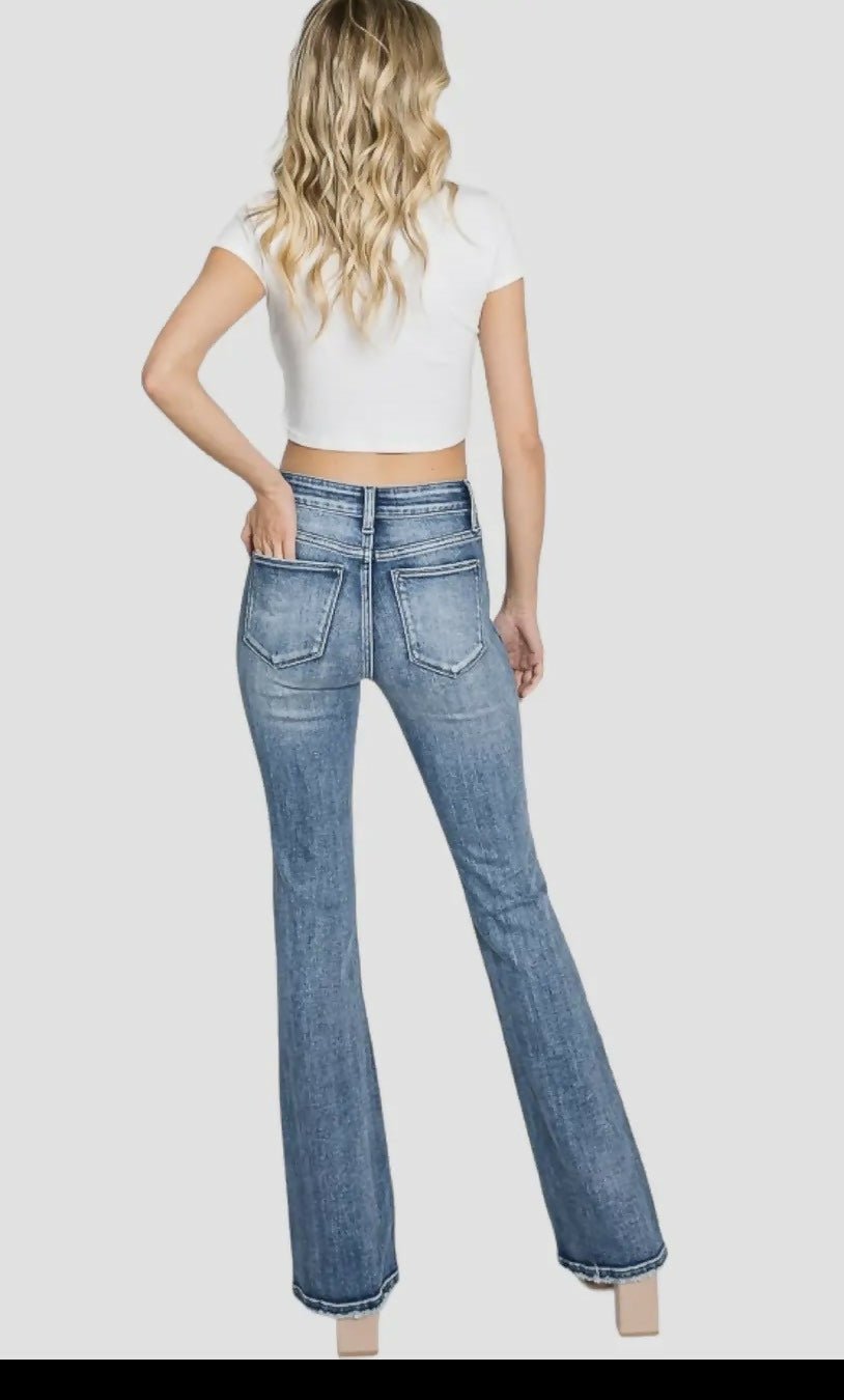 Hayli MR Stretch Classic Bootcut Jeans - Deadwood South Boutique & Company LLC