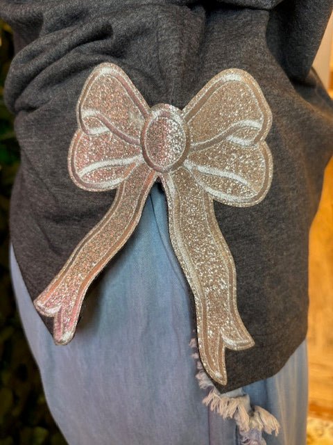 Howdy Bow Embroidered Tee - Deadwood South Boutique & Company LLC