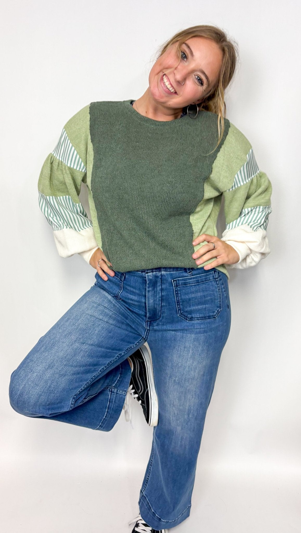Jamison Color Block Top - Deadwood South Boutique & Company LLC