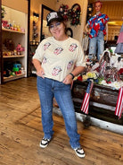 Judy Blue High Waist Front Seam Cuffed Straight Jean - Deadwood South Boutique & Company LLC