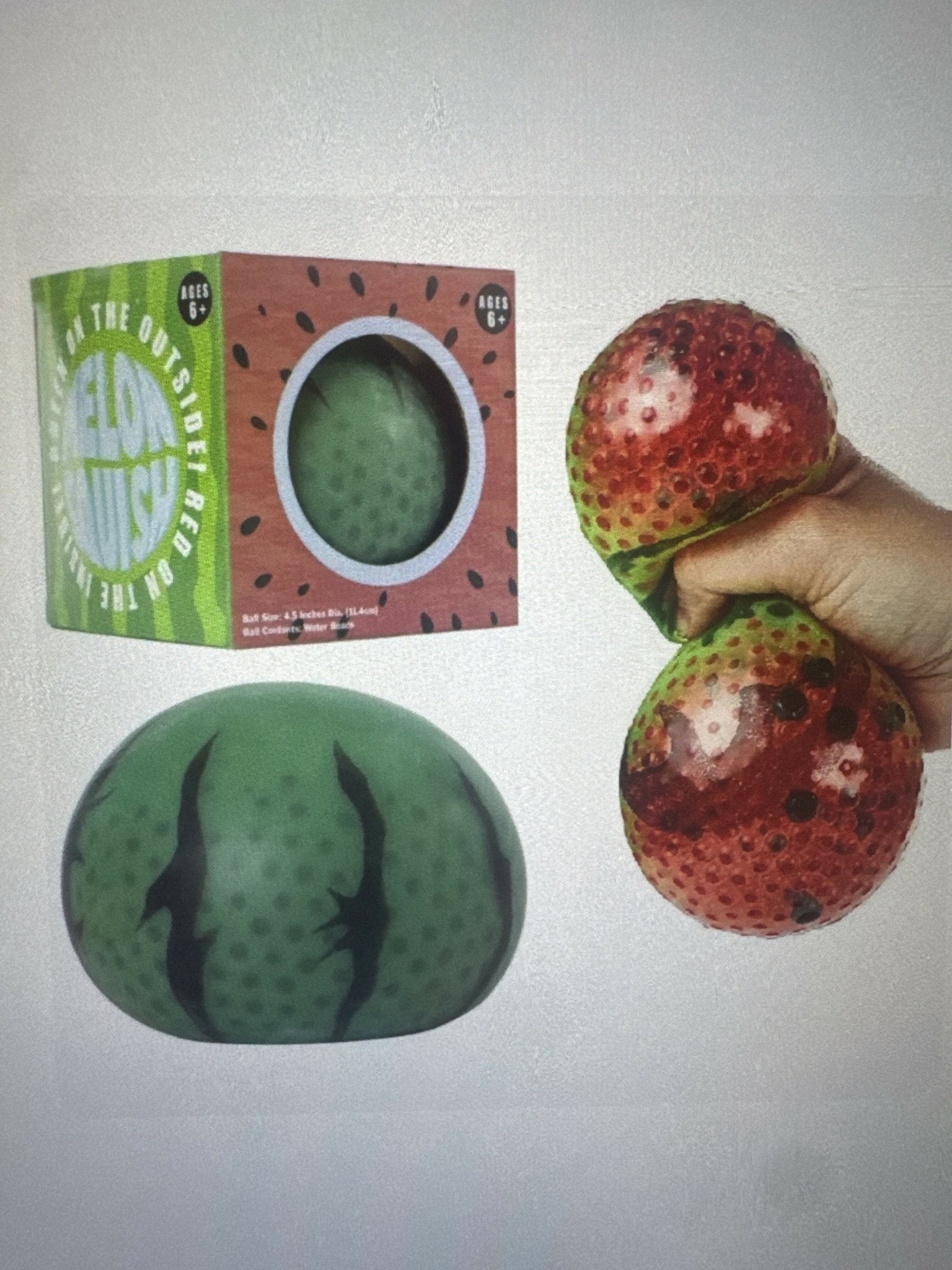 Jumbo Watermelon Squish Ball - Deadwood South Boutique & Company LLC