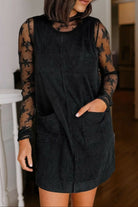 Karson Corduroy Sleeveless Mini Dress - Deadwood South Boutique & Company LLC