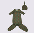 Knotted Baby Gowns w/cap - Deadwood South Boutique & Company LLC