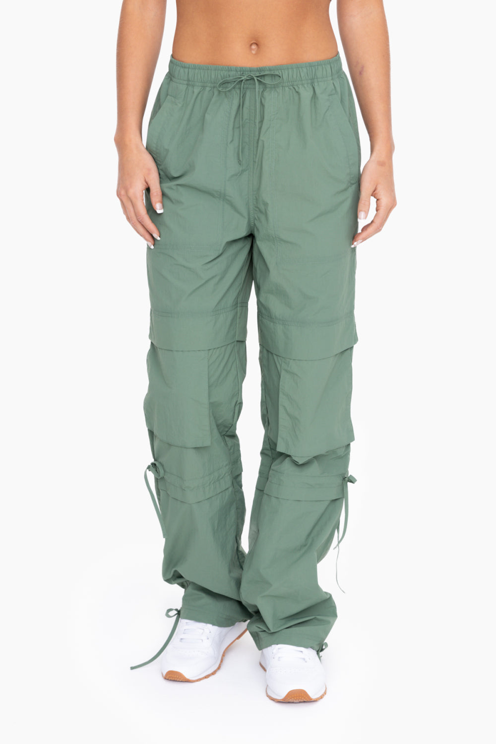 Mono B Nylon Cargo Pants-Pants-Deadwood South Boutique & Company LLC-Deadwood South Boutique, Women's Fashion Boutique in Henderson, TX