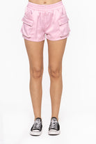 Mono B Smooth Stride Cargo Shorts-Shorts-Deadwood South Boutique & Company-Deadwood South Boutique, Women's Fashion Boutique in Henderson, TX