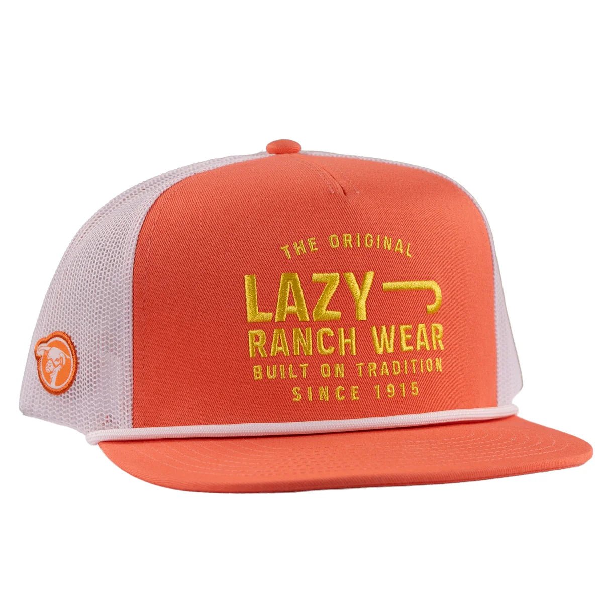 Lazy J Ranch Coral & White Untroubled Cap - Deadwood South Boutique & Company LLC