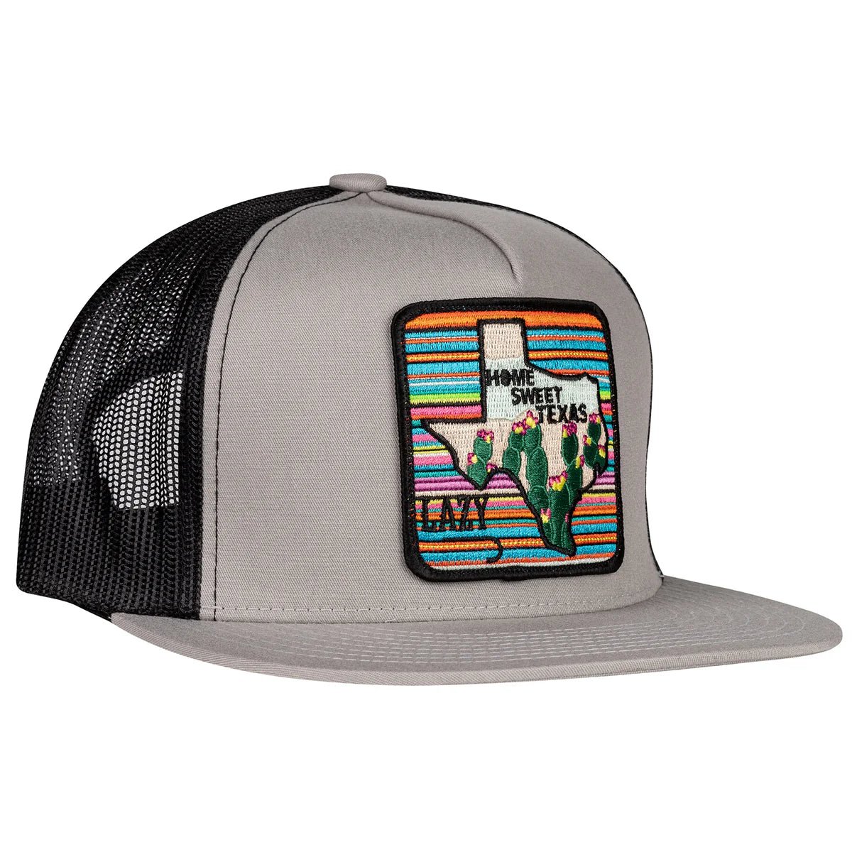 Lazy J Ranch Silver & Grey Home Sweet Texas Cap - Deadwood South Boutique & Company LLC
