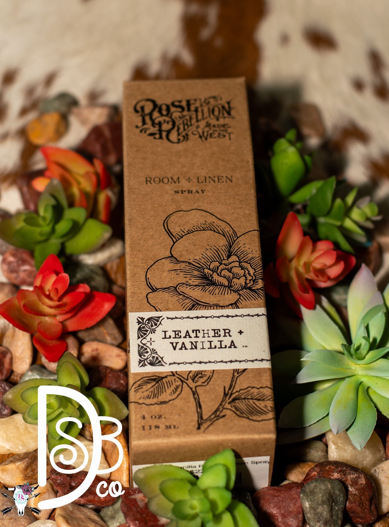 Leather + Vanilla Room & Linen Spray - Deadwood South Boutique & Company LLC