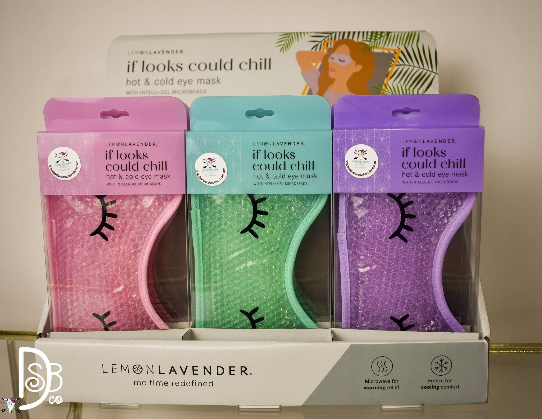Lemon Lavender If Looks Could Chill Hot & Cold Gel Eye Masks - Deadwood South Boutique & Company LLC