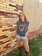Leo the Lion Bougie Muscle Tank - Deadwood South Boutique & Company LLC