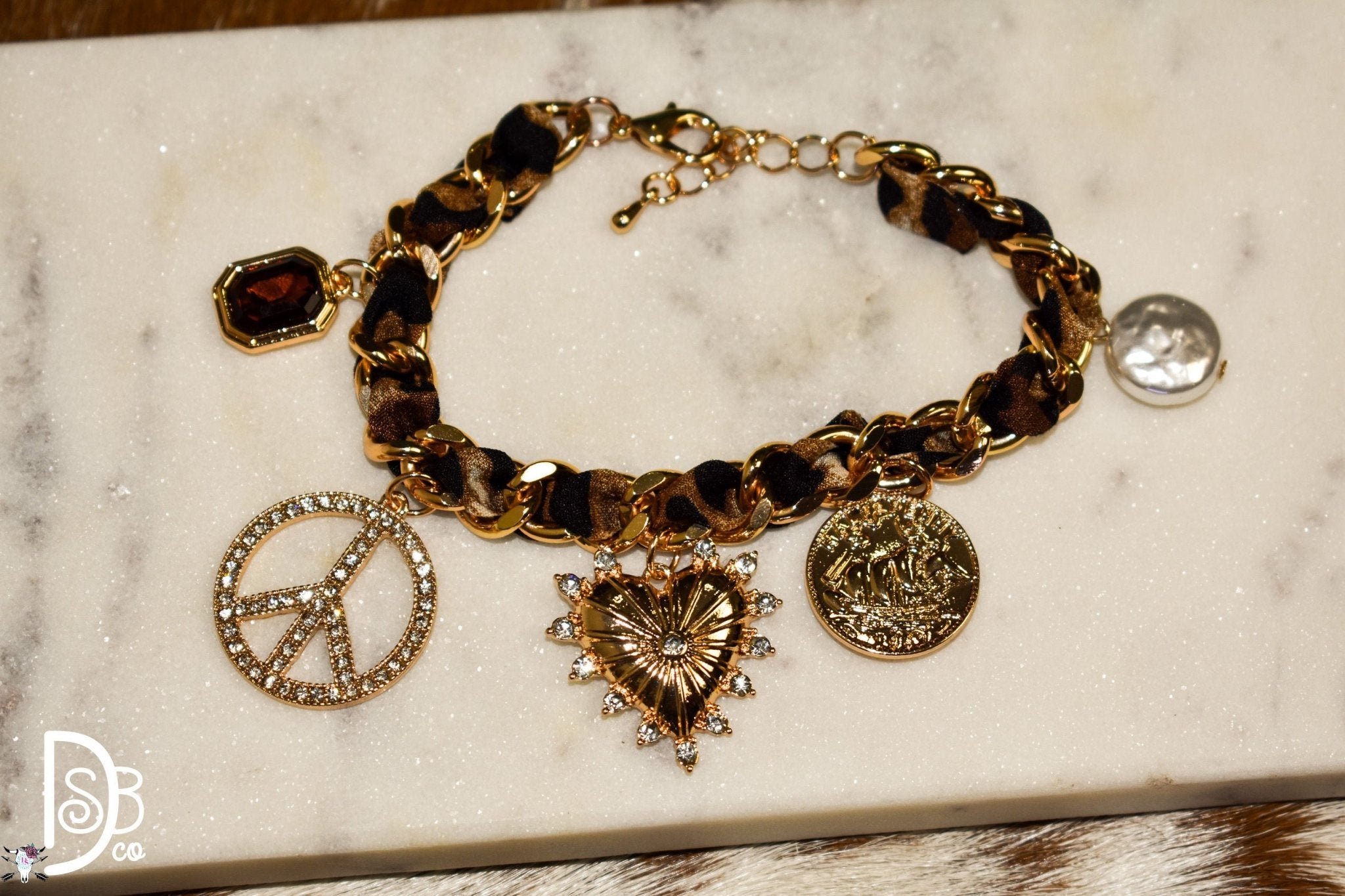 Leopard Charm Fashion Jewelry - Deadwood South Boutique & Company LLC