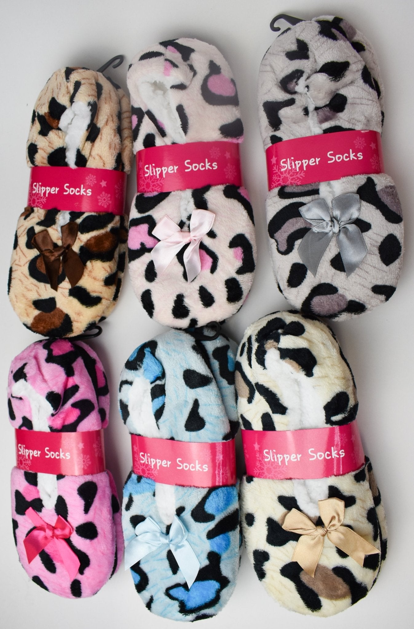 Leopard Soft Non Slip Slipper Socks - Deadwood South Boutique & Company LLC