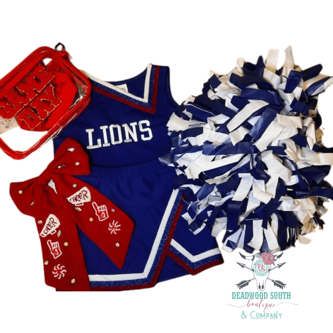 Lions Cheer Uniform - Deadwood South Boutique & Company LLC