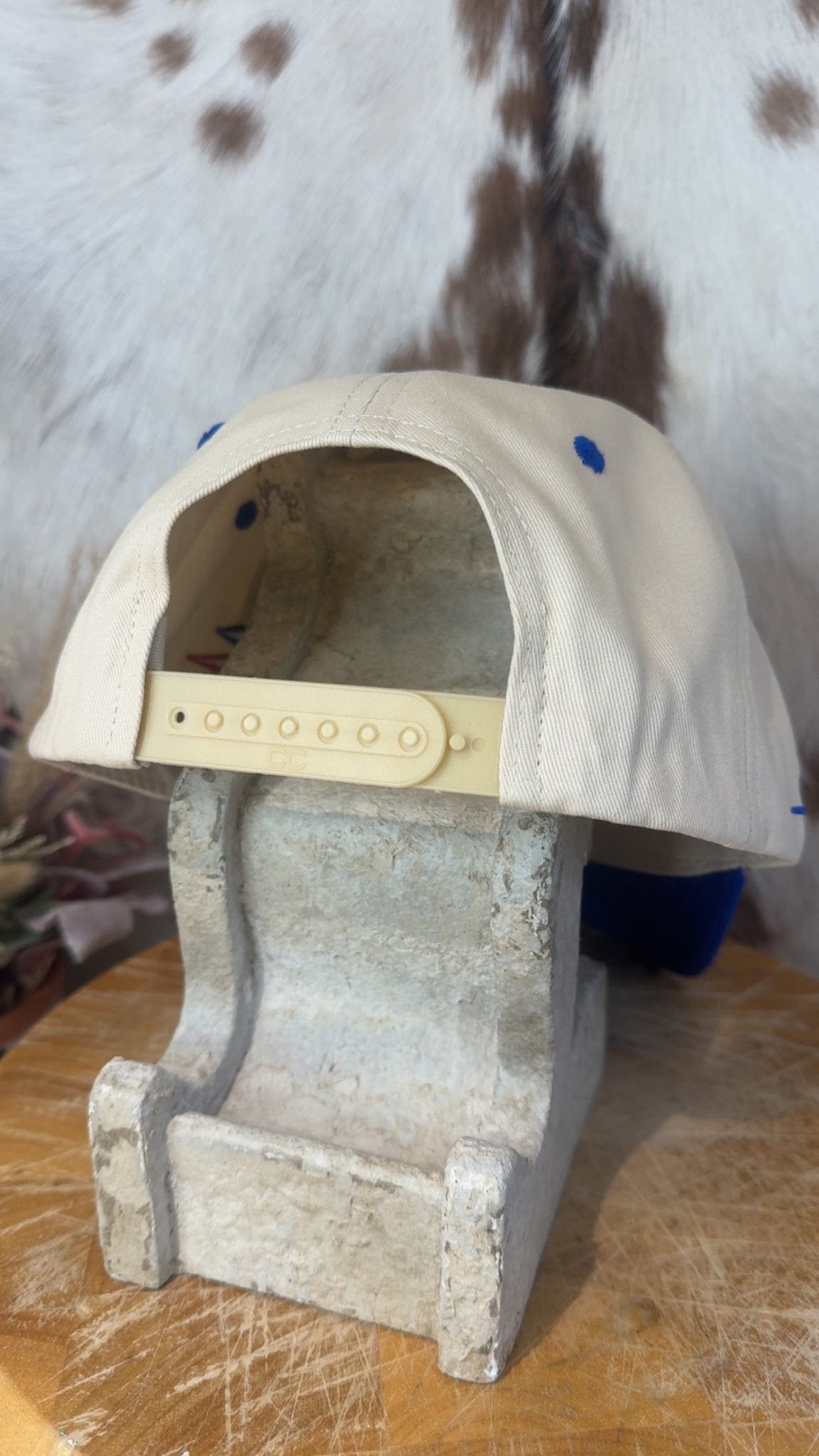 Lions Two Toned Diamond Cut Cap - Deadwood South Boutique & Company LLC