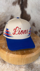 Lions Two Toned Diamond Cut Cap - Deadwood South Boutique & Company LLC