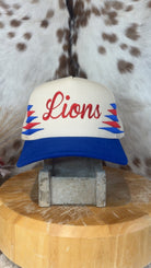 Lions Two Toned Diamond Cut Cap - Deadwood South Boutique & Company LLC