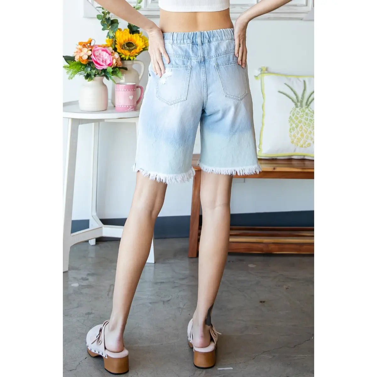 Lizzie Denim Shorts - Deadwood South Boutique & Company LLC