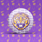 LSU Game Day Buttons | Louisiana State Tigers Game Day Pins - Deadwood South Boutique & Company LLC