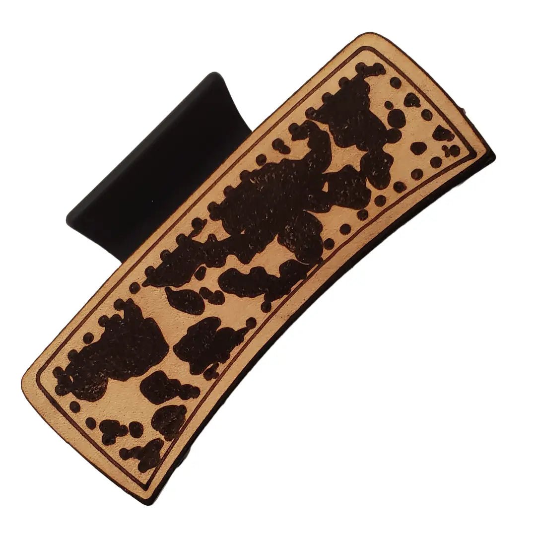 Maggie G Leather Claw Clips - Deadwood South Boutique & Company LLC