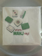 Mahjong cocktail napkins - Deadwood South Boutique & Company LLC