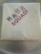 Mahjong cocktail napkins - Deadwood South Boutique & Company LLC