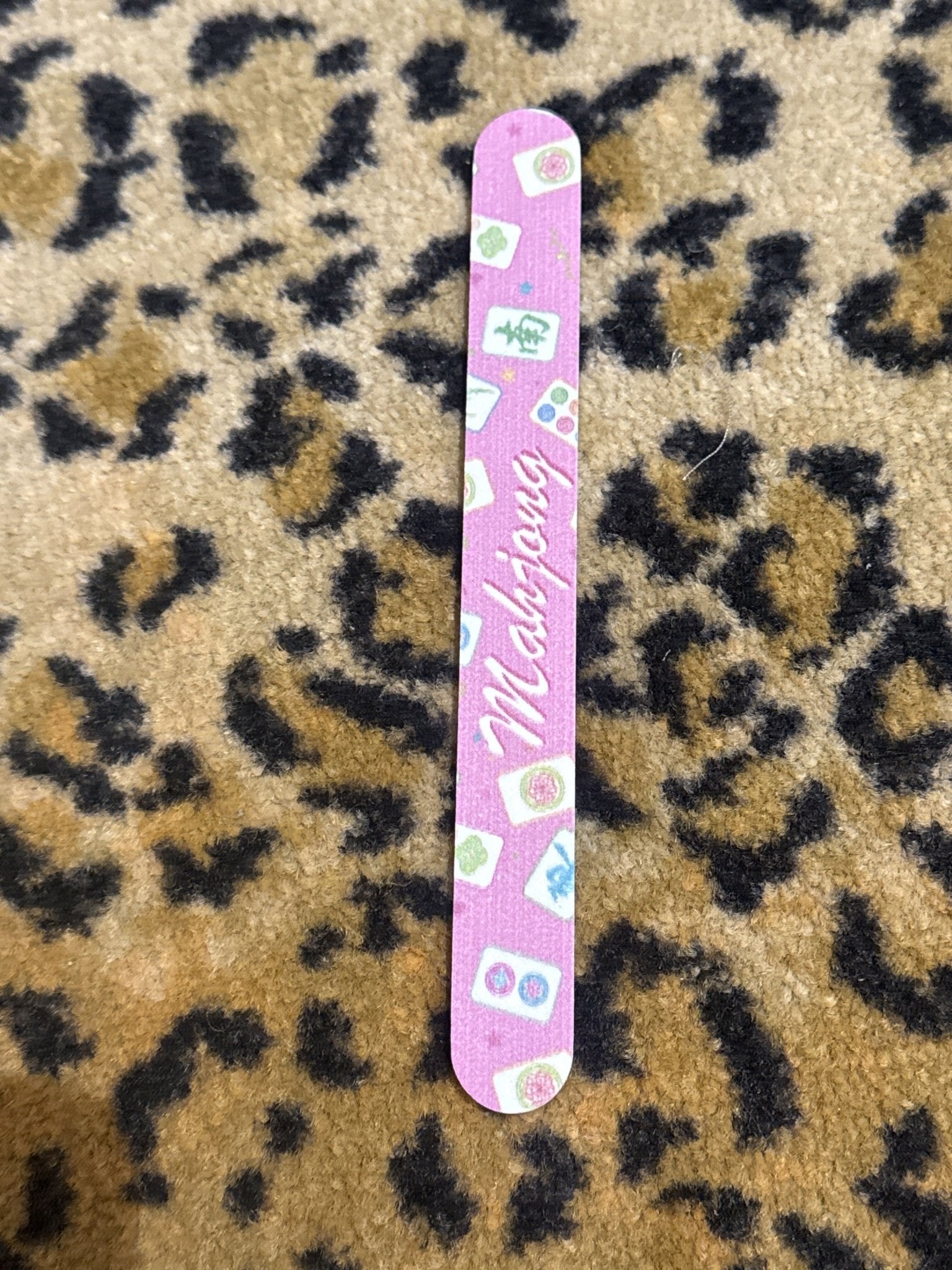 Mahjong Nail file - Deadwood South Boutique & Company LLC