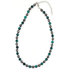Marcy May Silver Pearl & Turquoise Fashion Necklace - Deadwood South Boutique & Company LLC